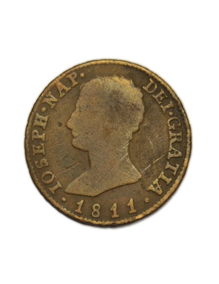 JOSÉ NAPOLEÓN - 4 reales 1811 Madrid FALSA DE EPOCA