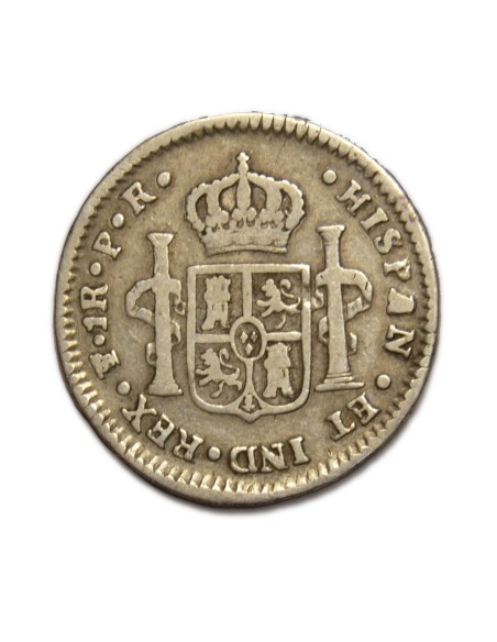 CARLOS IV - 1 REAL 1790 POTOSÍ
