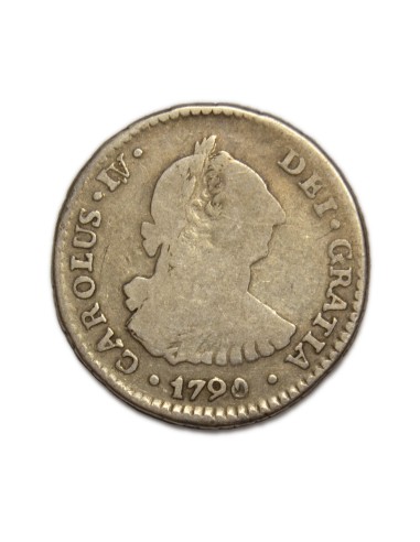 CARLOS IV - 1 REAL 1790 POTOSÍ