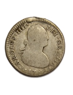 CARLOS IV - 1 REAL 1792 MEXICO