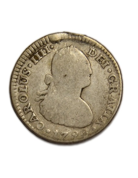 CARLOS IV - 1 REAL 1792 MEXICO