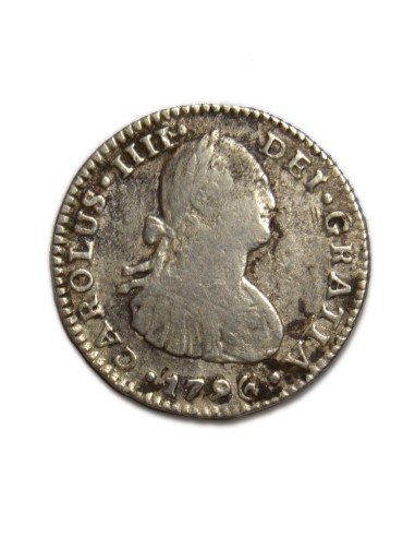 CARLOS IV - 1 REAL 1796 MEXICO
