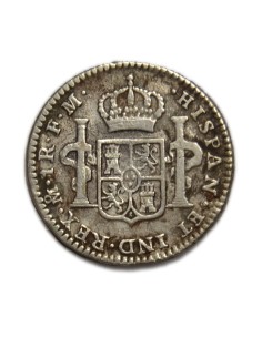 CARLOS IV - 1 REAL 1796 MEXICO 2