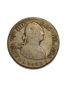 CARLOS IV - 1 REAL 1803 MEXICO