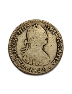 CARLOS IV - 1 REAL 1805 MEXICO