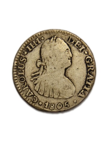 CARLOS IV - 1 REAL 1805 MEXICO