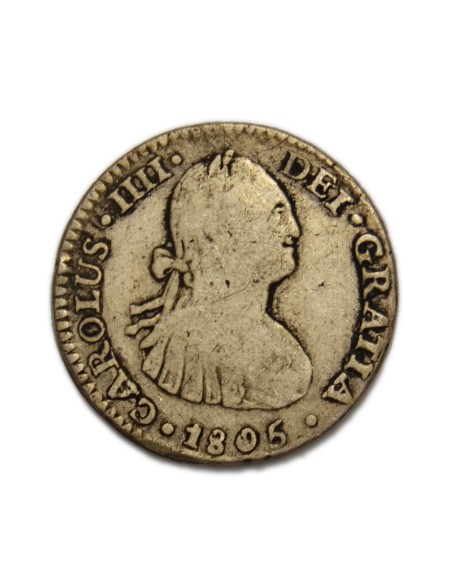 CARLOS IV - 1 REAL 1805 MEXICO