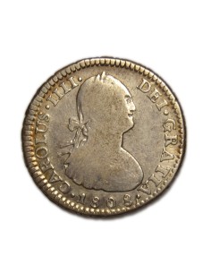 CARLOS IV - 1 REAL 1808 POTOSI
