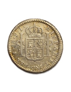 CARLOS IV - 1 REAL 1808 POTOSI 2