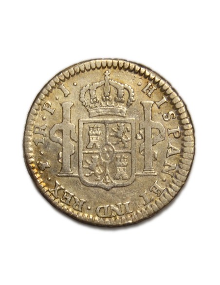 CARLOS IV - 1 REAL 1808 POTOSI