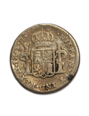 CARLOS IV - 1 REAL 1808 MEXICO