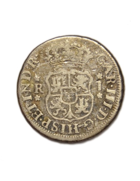 CARLOS III - 1 Real 1769 Lima