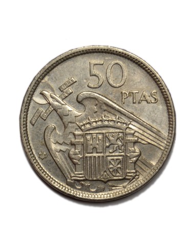 50 PESETAS 1957 * 58 variedad: UNA LIBRE GRANDE