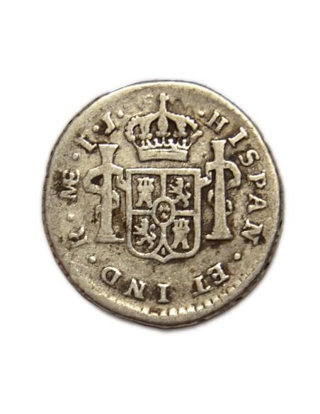 CARLOS IV - 1/2 REAL 1791 LIMA