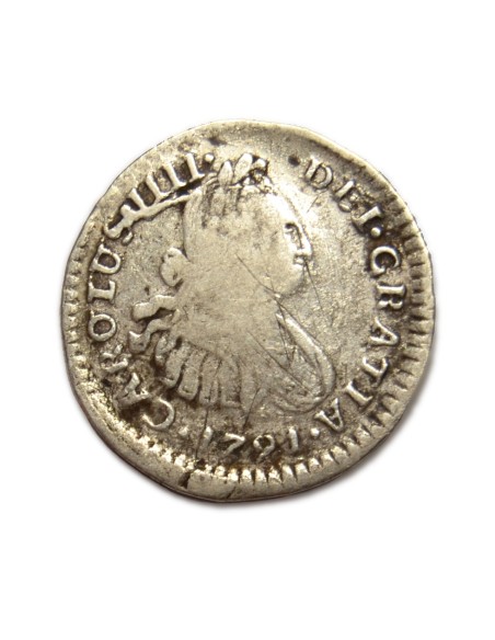 CARLOS IV - 1/2 REAL 1791 LIMA