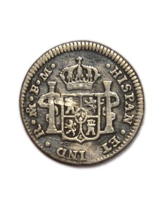 CARLOS IV - 1/2 REAL 1794 MEXICO 2