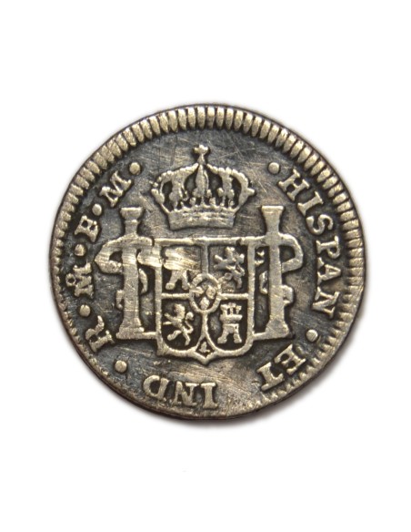 CARLOS IV - 1/2 REAL 1794 MEXICO