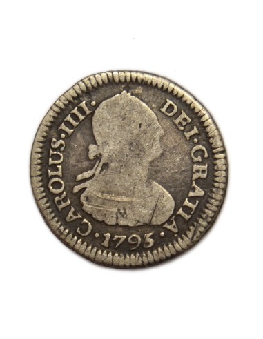 CARLOS IV - 1/2 REAL 1795 POTOSI