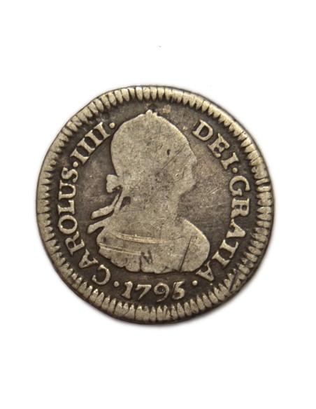 CARLOS IV - 1/2 REAL 1795 POTOSI