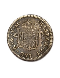 CARLOS IV - 1/2 REAL 1797 MEXICO 2