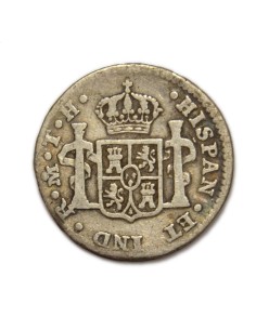 CARLOS IV - 1/2 REAL 1805 MEXICO 2