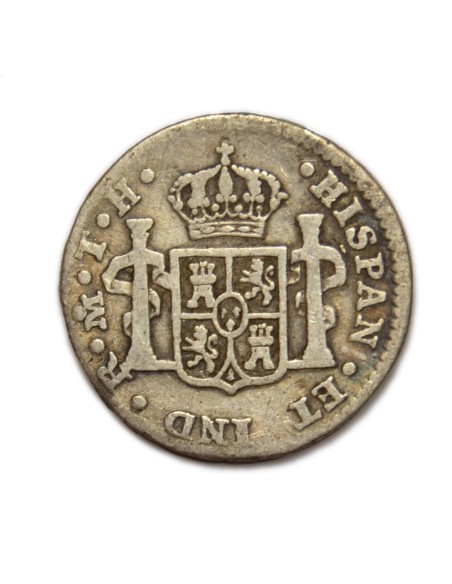 CARLOS IV - 1/2 REAL 1805 MEXICO