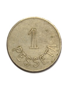 UNIÓ DE COOPERADORS DE CERCS - 1 PESSETA 1937 CERCS (BARCELONA) 2