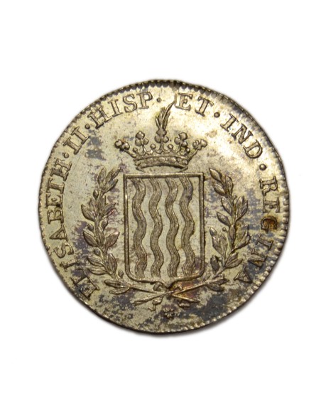ISABEL II 1843 - MEDALLA PROCLAMACIÓN - MAYORIA DE EDAD - TARRAGONA