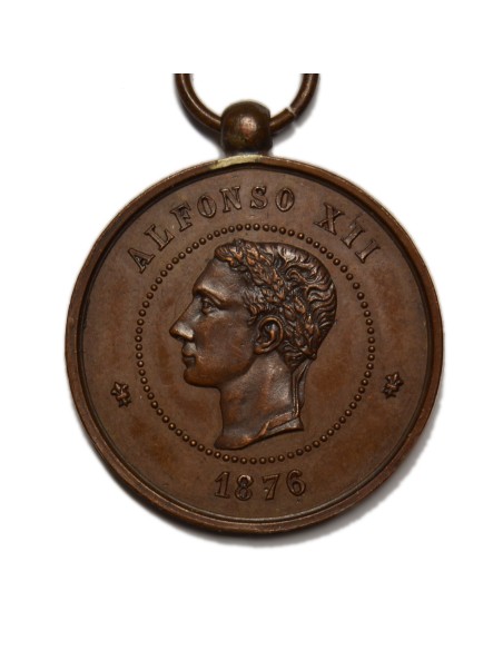 ALFONSO XII 1876 - MEDALLA JOLÓ