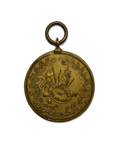 ISABEL II 1840 - MEDALLA DE LAS BATALLAS DE PERACAMPS (LLEIDA)