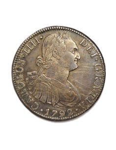 CARLOS IV - 8 REALES 1792 MEXICO