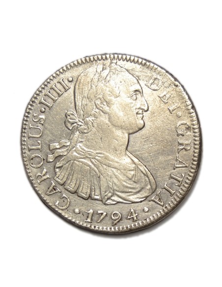 CARLOS IV - 8 REALES 1794 MEXICO