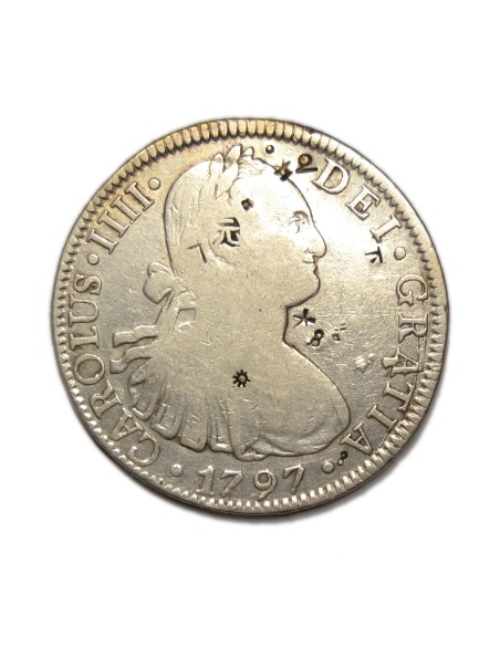 CARLOS IV - 8 REALES 1797 MEXICO