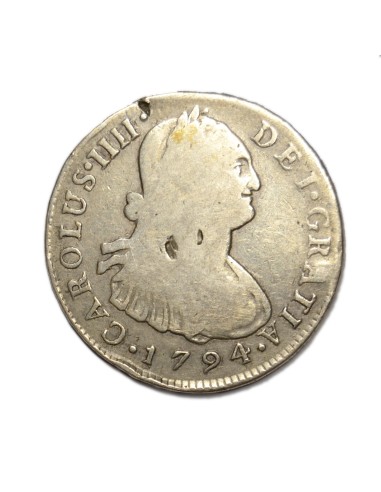 CARLOS IV - 4 REALES 1794 LIMA