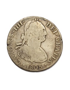 CARLOS IV - 4 REALES 1805 MEXICO