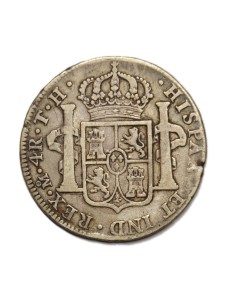 CARLOS IV - 4 REALES 1805 MEXICO 2