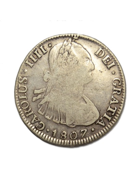 CARLOS IV - 4 REALES 1807 POTOSI