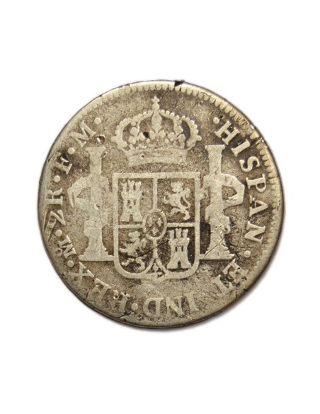CARLOS IV - 2 REALES 1798 MEXICO