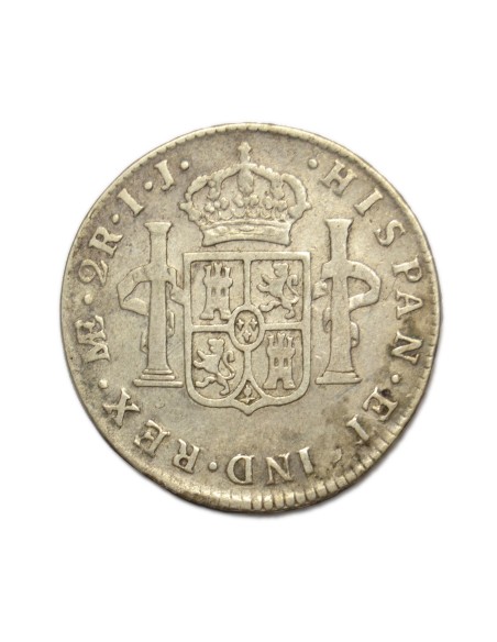 CARLOS IV - 2 REALES 1799 LIMA