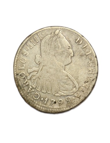 CARLOS IV - 2 REALES 1799 LIMA