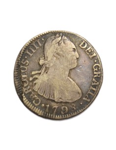 CARLOS IV - 2 REALES 1798 GUATEMALA