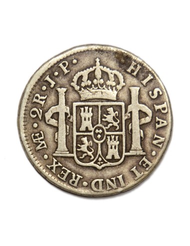 CARLOS IV - 2 REALES 1804 LIMA