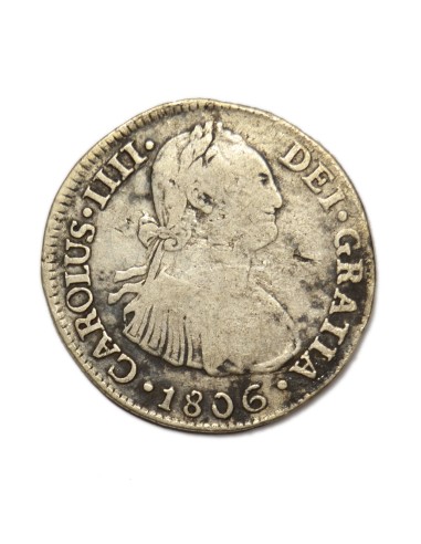 CARLOS IV - 2 REALES 1806 LIMA