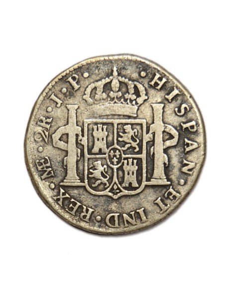 CARLOS IV - 2 REALES 1806 LIMA