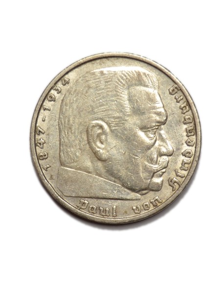 ALEMANIA - III REICH - 5 REICHSMARK 1937 A
