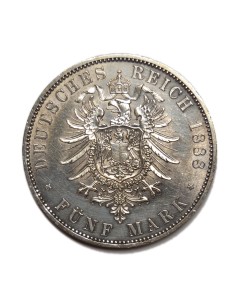 ALEMANIA (PRUSSIA) - FRIEDRICH III - 5 MARK 1888 A 2