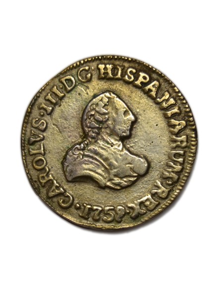 copia de CARLOS III - Medalla Proclamación 1759 Granada