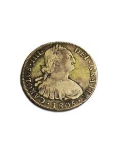 CARLOS IV, 1805. 8 Reales Potosí-P.J.