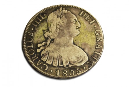CARLOS IV, 1805. 8 Reales Potosí-P.J.