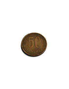 SEGUNDA REPUBLICA, 50 céntimos. Variante 2